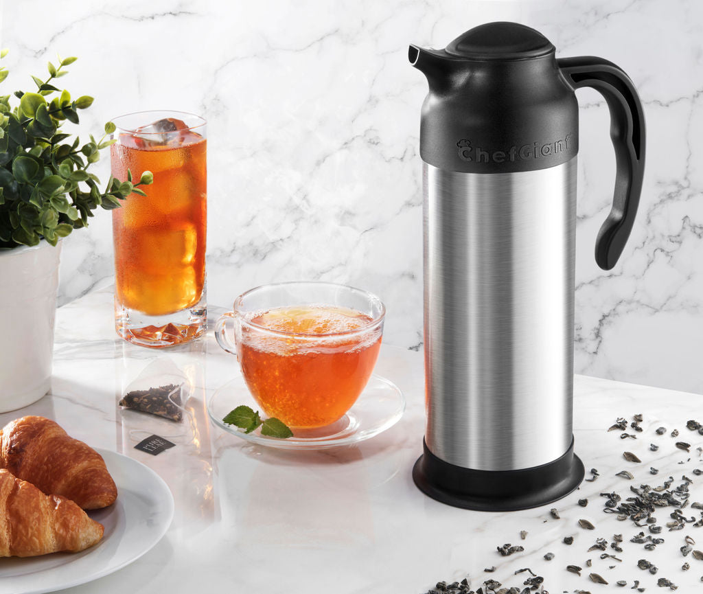 Carafe Insulated Coffee-Hot Chocolate-Cold Liquids-Insulated-Glass Lined  (GB)