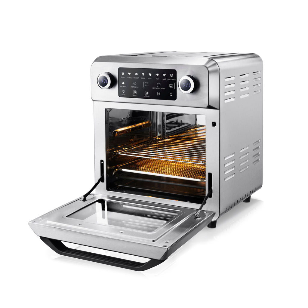 Large Air Fryer Oven Dehydrator Stainless Steel Oil-Less