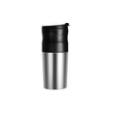 ChefGiant Travel Coffee Grinder & Pour Over Maker, Insulated Stainless Steel Travel Cup | USB Rechargeable with Built-In Automatic Ceramic Burr Bean Grinder, On The Go Lid & Spout