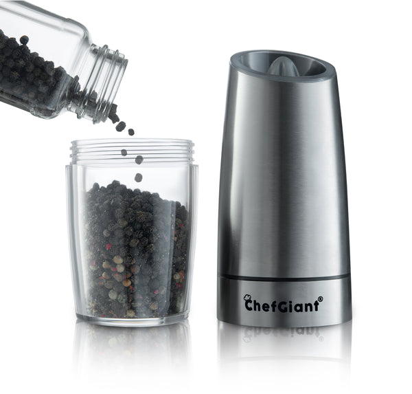 ChefGiant Electric Spice Grinder with Rose Button Twin Pack 