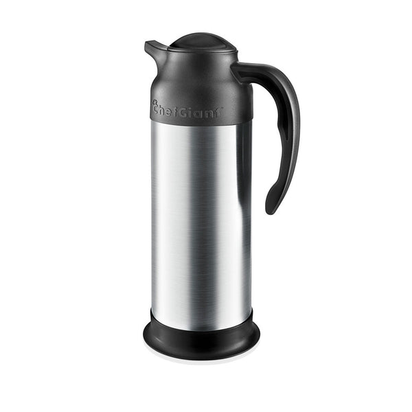 Thermal Coffee Carafe 102OZ, Goteble Double Wall Vacuum Flask, 3L Large  Capacity Suitable for Large Family and Small Party Silver