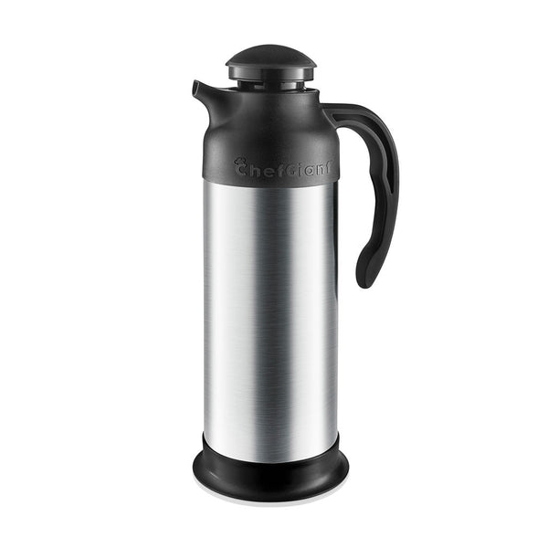 33 OZ Stainless Steel Thermal Hot-Cold Carafe / Double Walled Thermos –  ChefGiant