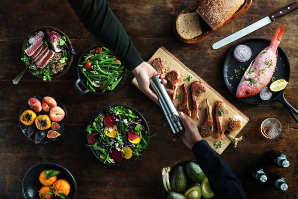 Electric Spice Grinder, Rose and Stainless Steel, Adjustable Coarsenes – ChefGiant