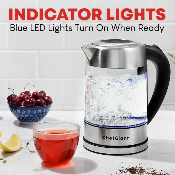 Glass Electric Kettle with LED Light