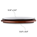 10 Inch Sizzling Platter with Wooden Underliner