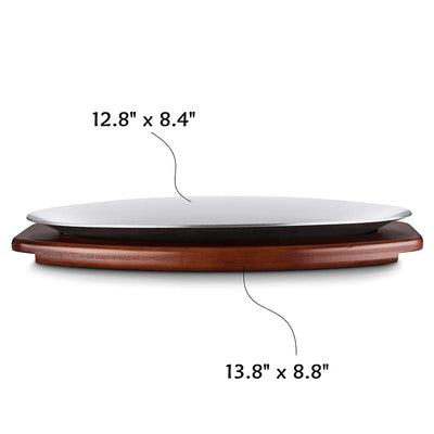 10 Inch Sizzling Platter with Wooden Underliner